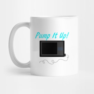 Pump It Up! 2 Cyan Mug